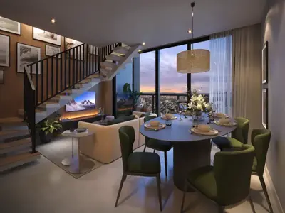 Decorado Duplex 64m² - Inferior